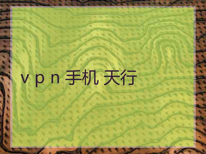 v p n 手机 天行