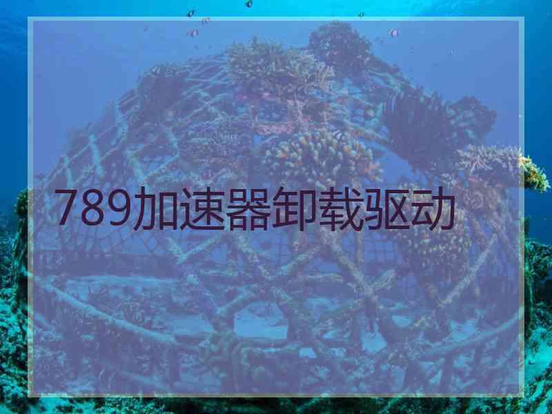 789加速器卸载驱动