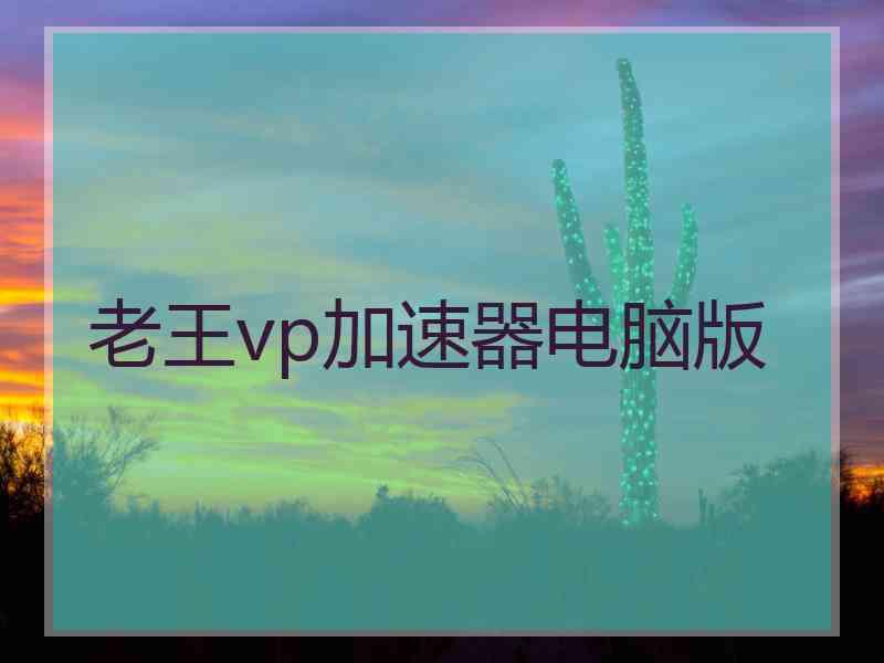 老王vp加速器电脑版