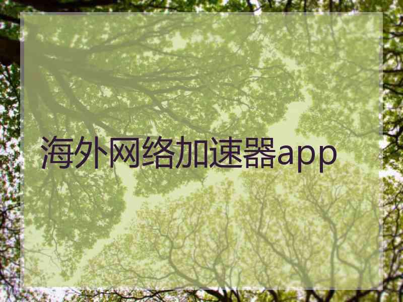 海外网络加速器app