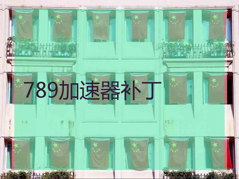 789加速器补丁