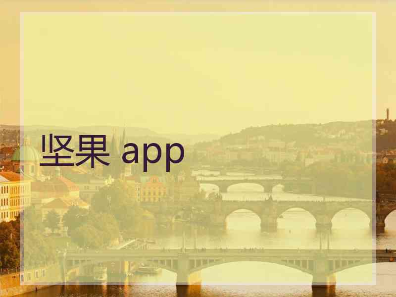 坚果 app