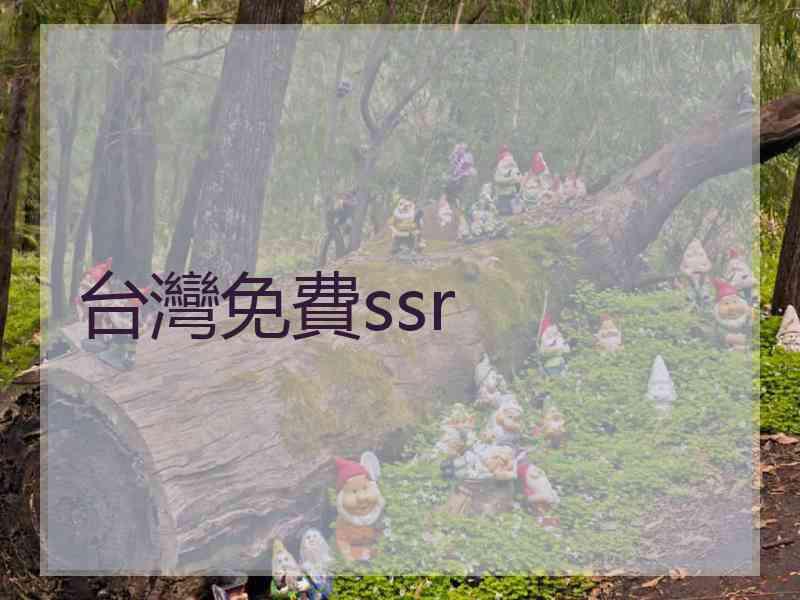 台灣免費ssr