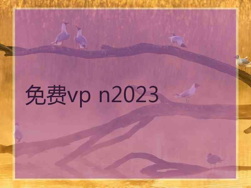 免费vp n2023