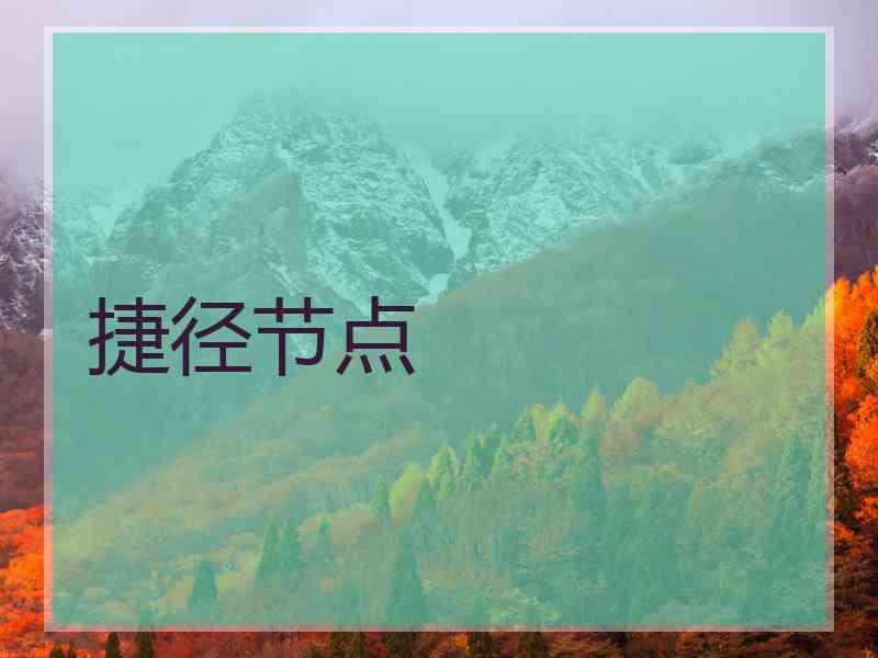 捷径节点