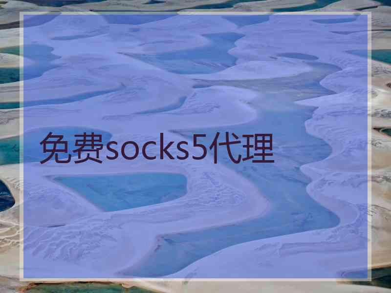 免费socks5代理