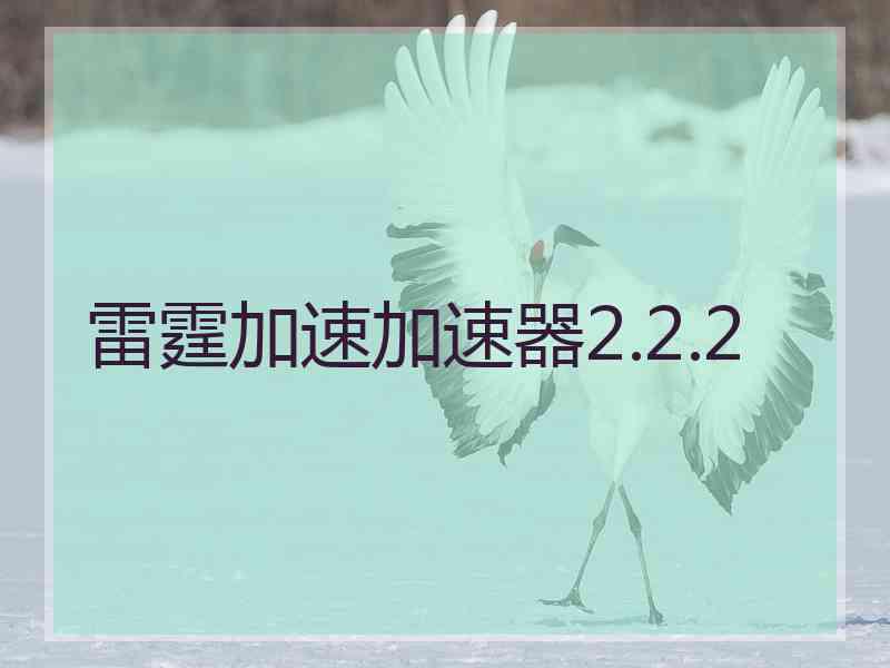 雷霆加速加速器2.2.2