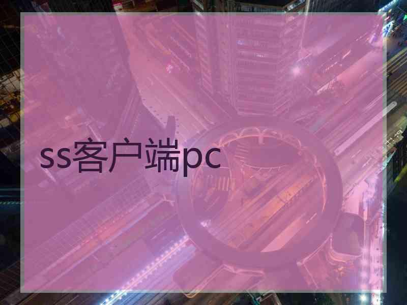 ss客户端pc